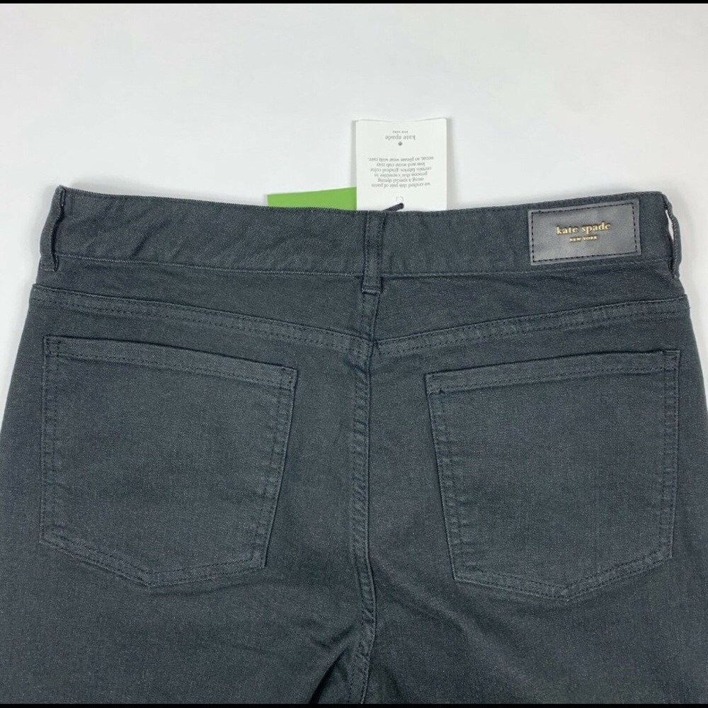 Kate Spade Broome St. Straight Leg Raw Hem Jeans - Picture 7 of 7